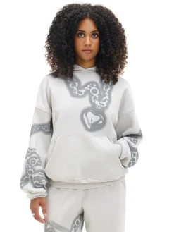 Bluza hoodie z motywem łańcucha UNISEX