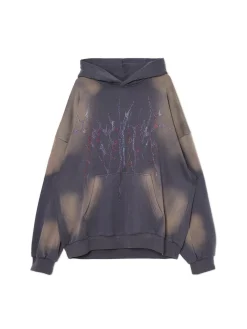 Bluza z kapturem i aplikacją z cekinami