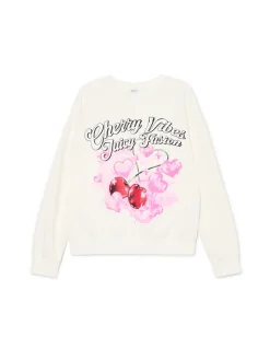 Bluza z nadrukiem cherry