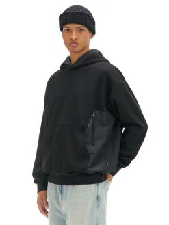 Bluza z tkaninowymi wstawkami