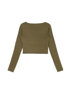 Bluzka longsleeve z wiskozą