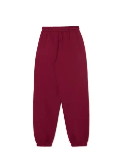 Bordowe dresowe joggery