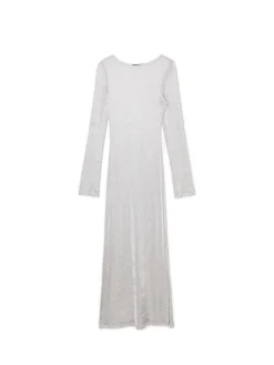 Błyszcząca sukienka maxi