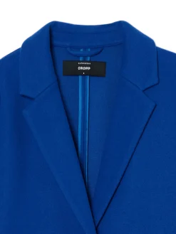 Chabrowy długi płaszcz