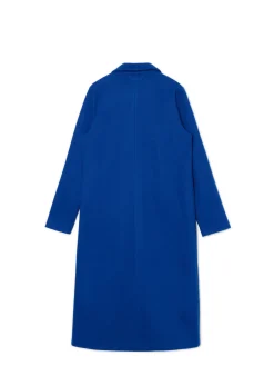 Chabrowy długi płaszcz