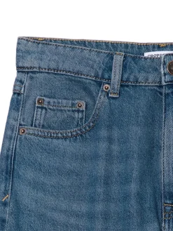 Ciemnoniebieskie jeansy baggy