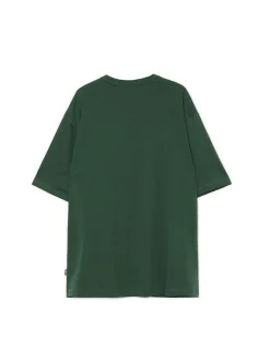 Ciemnozielona gładka koszulka