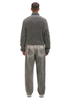 Cieniowane spodnie wide leg