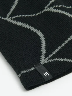 Czapka beanie z nadrukiem pajęczyny