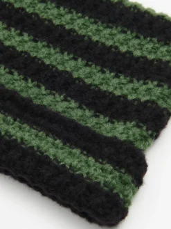 Czapka w paski z uszami