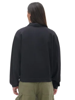 Czarna bawełniana kurtka katanka