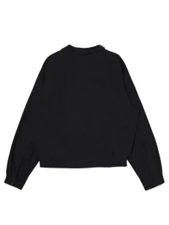 Czarna bawełniana kurtka katanka