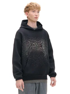 Czarna bluza z aplikacją