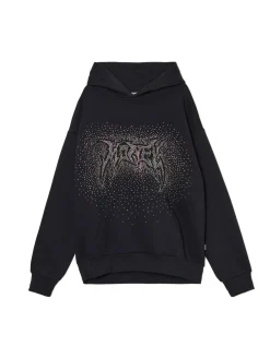 Czarna bluza z aplikacją