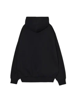 Czarna bluza z efektownym nadrukiem UNISEX