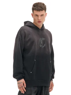 Czarna bluza z kapturem