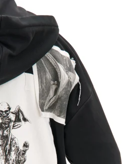 Czarna bluza z kapturem Beetlejuice