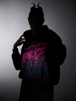 Czarna bluza z kapturem Monster High