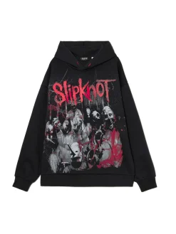 Czarna bluza z kapturem Slipknot