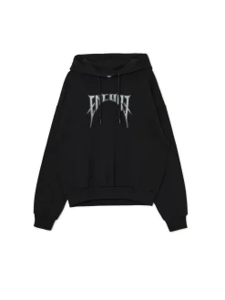 Czarna bluza z kapturem UNISEX
