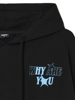 Czarna bluza z napisami