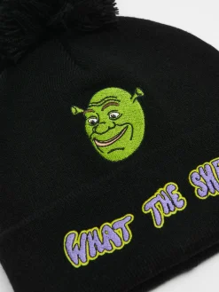 Czarna czapka beanie Shrek