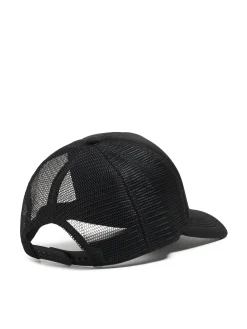 Czarna czapka trucker