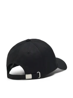 Czarna gładka czapka z daszkiem