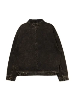 Czarna jeansowa kurtka