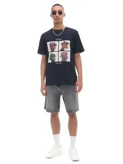 Czarna koszulka Gorillaz