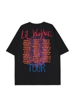 Czarna koszulka Lil Wayne