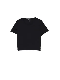 Czarna koszulka slim