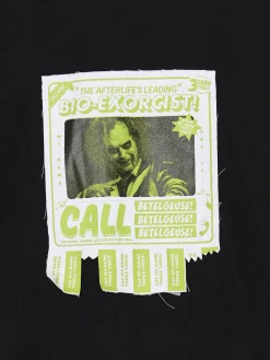 Czarna koszulka z aplikacją Beetlejuice UNISEX