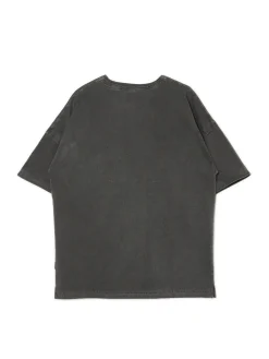 Czarna koszulka z efektem sprania