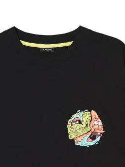 Czarna koszulka z motywem SpongeBoba