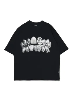 Czarna koszulka z nadrukiem Pusha T.