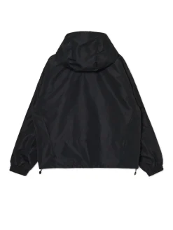 Czarna kurtka anorak z kapturem