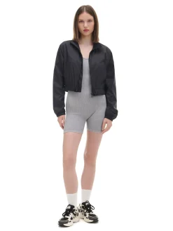 Czarna kurtka bomber