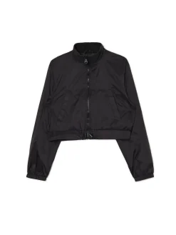 Czarna kurtka bomber