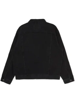 Czarna kurtka jeansowa