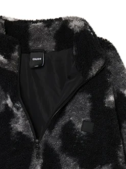 Czarna polarowa bluza ze stójką