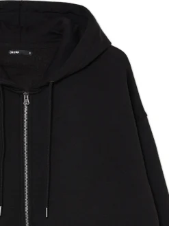 Czarna rozpinana bluza oversize