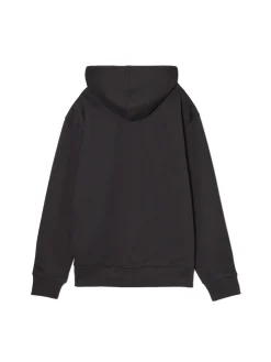 Czarna rozpinana bluza z kapturem