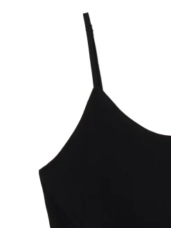 Czarna sukienka maxi z wiskozy