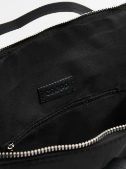 Czarna torebka shopper