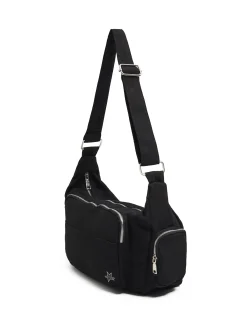 Czarna torebka z kieszonkami