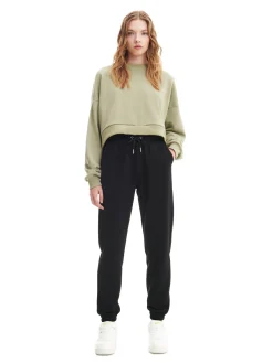 Czarne dresowe joggery