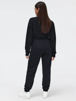 Czarne dresowe joggery