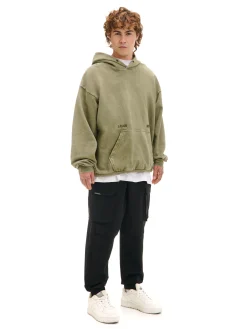 Czarne dresowe joggery z kieszeniami