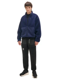 Czarne dresowe joggery z efektem reflective